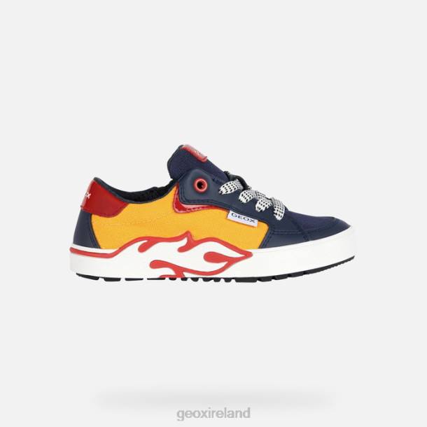 Geox 0ZTB1951 Yellow/Navy Alphabeet Boy