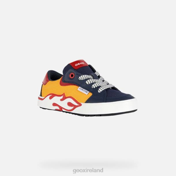 Geox 0ZTB1951 Yellow/Navy Alphabeet Boy