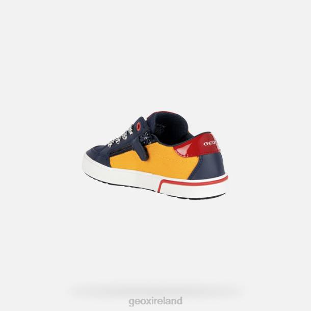 Geox 0ZTB1951 Yellow/Navy Alphabeet Boy