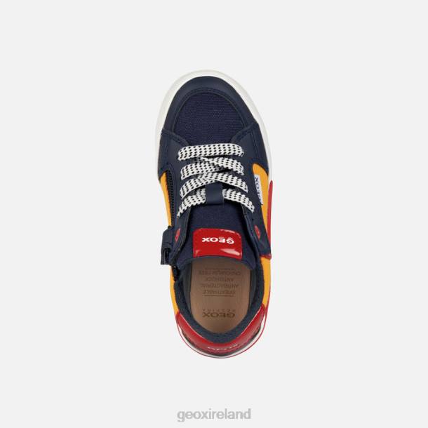 Geox 0ZTB1951 Yellow/Navy Alphabeet Boy