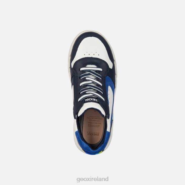 Geox 0ZTB1952 White/Navy Hyroo Boy