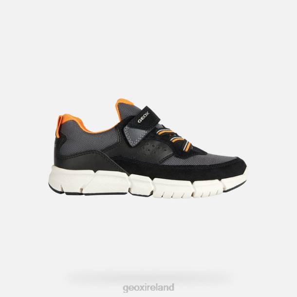 Geox 0ZTB1961 Black/Orange Flexyper Boy
