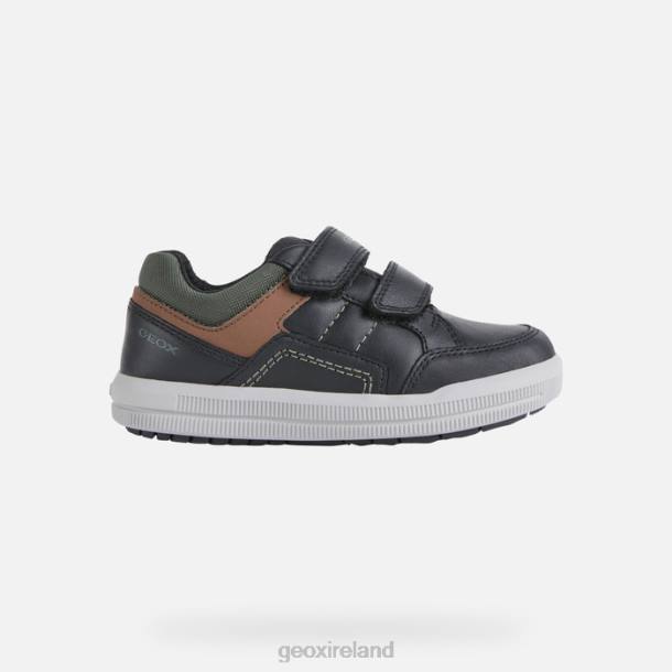 Geox 0ZTB1972 Black/Rust Arzach Boy