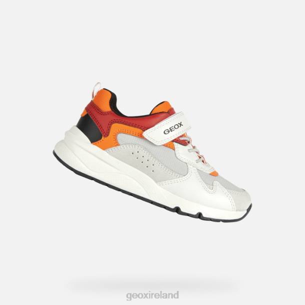 Geox 0ZTB1976 White/Red Rooner Boy