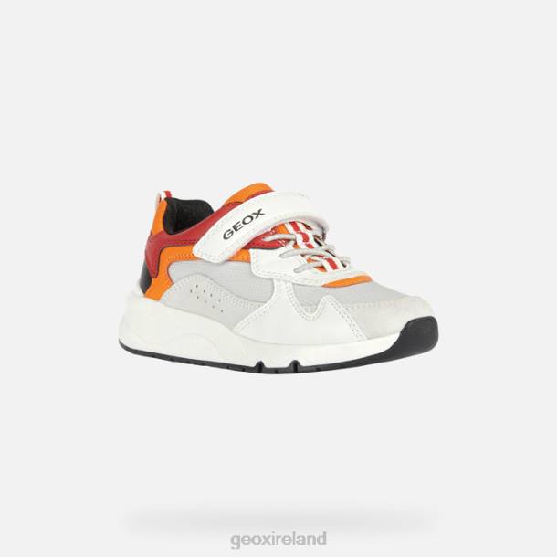 Geox 0ZTB1976 White/Red Rooner Boy