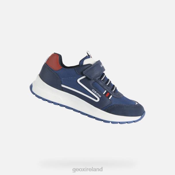 Geox 0ZTB1980 Navy/Red Briezee Boy