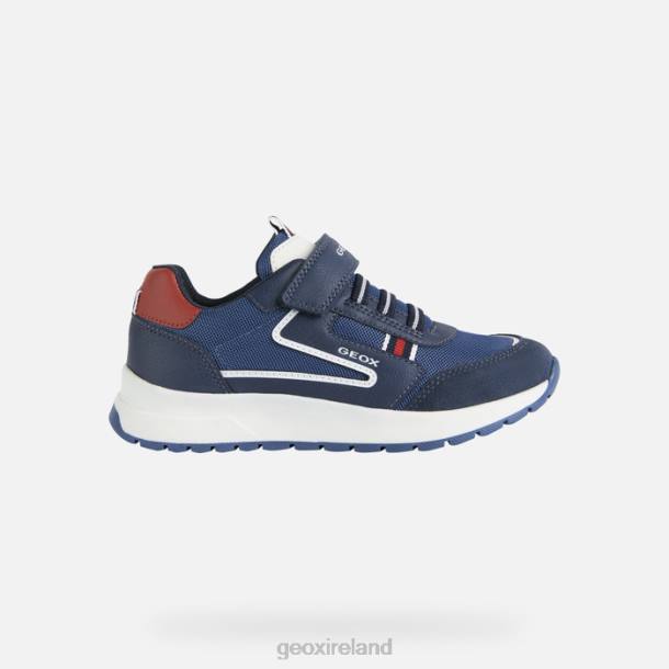 Geox 0ZTB1980 Navy/Red Briezee Boy
