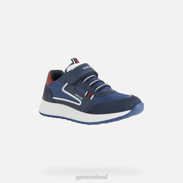 Geox 0ZTB1980 Navy/Red Briezee Boy