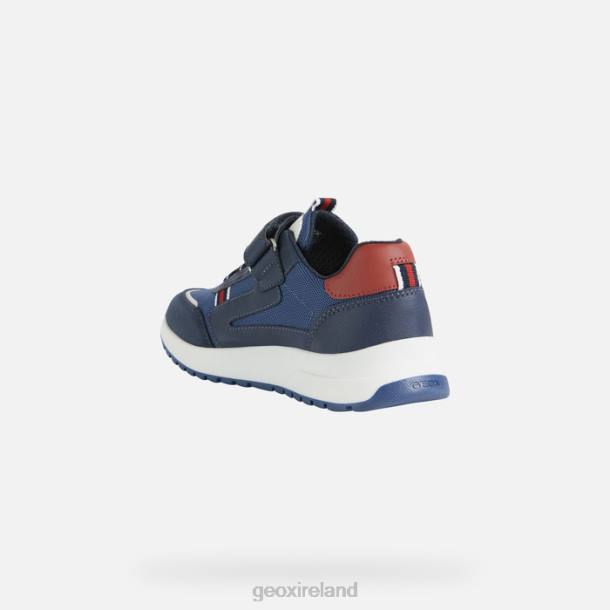 Geox 0ZTB1980 Navy/Red Briezee Boy