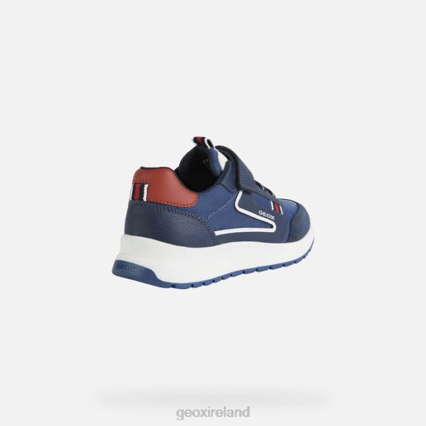 Geox 0ZTB1980 Navy/Red Briezee Boy