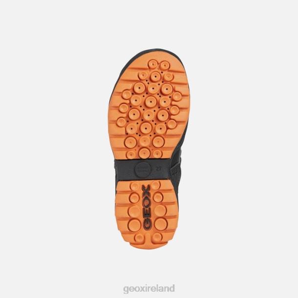 Geox 0ZTB1994 Black/Orange New Savage Abx Boy