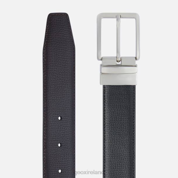 Geox 0ZTB1799 Coffee/Black Belt Man