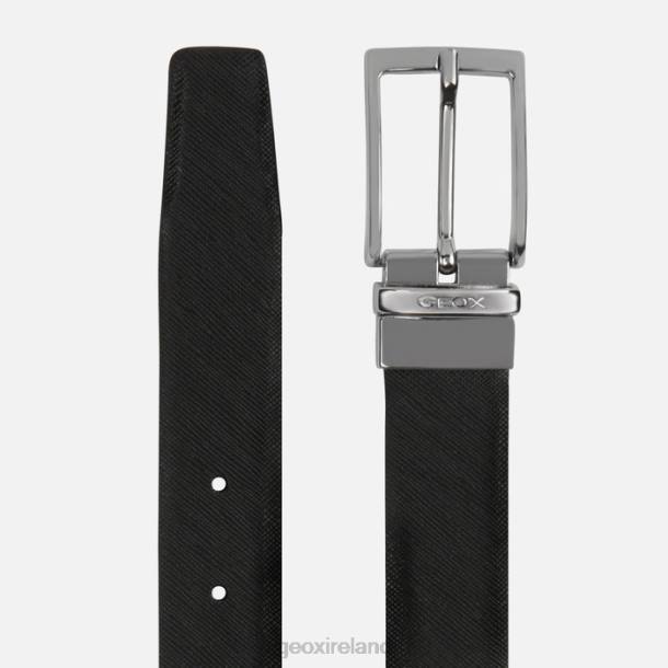 Geox 0ZTB1800 Black/Coffee Belt Man