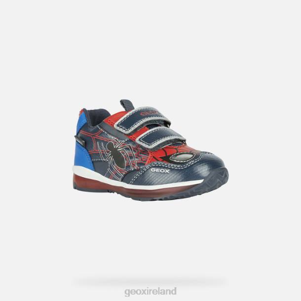 Geox 0ZTB1425 Navy/Red Todo Baby