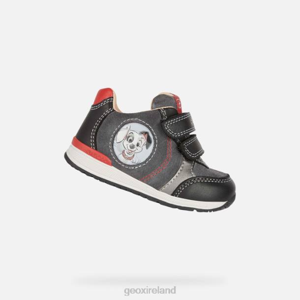 Geox 0ZTB1442 Black/Dark Grey Rishon Baby