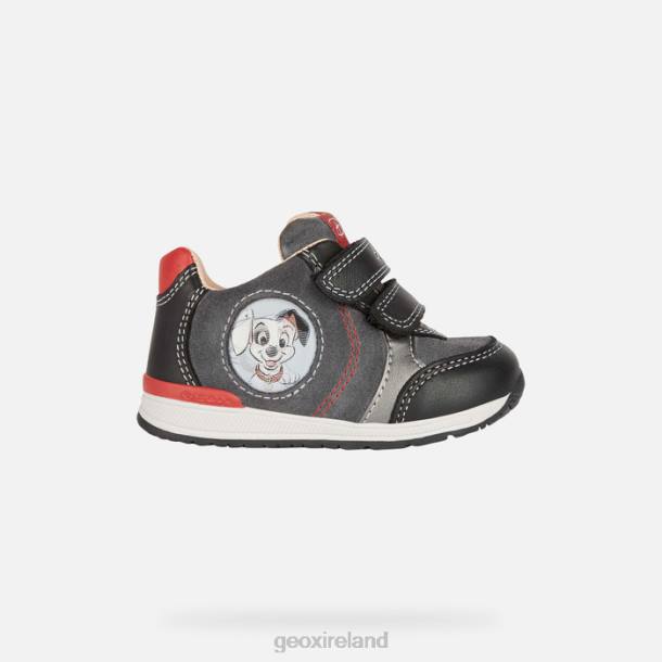 Geox 0ZTB1442 Black/Dark Grey Rishon Baby