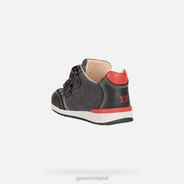 Geox 0ZTB1442 Black/Dark Grey Rishon Baby