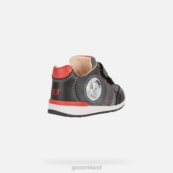 Geox 0ZTB1442 Black/Dark Grey Rishon Baby