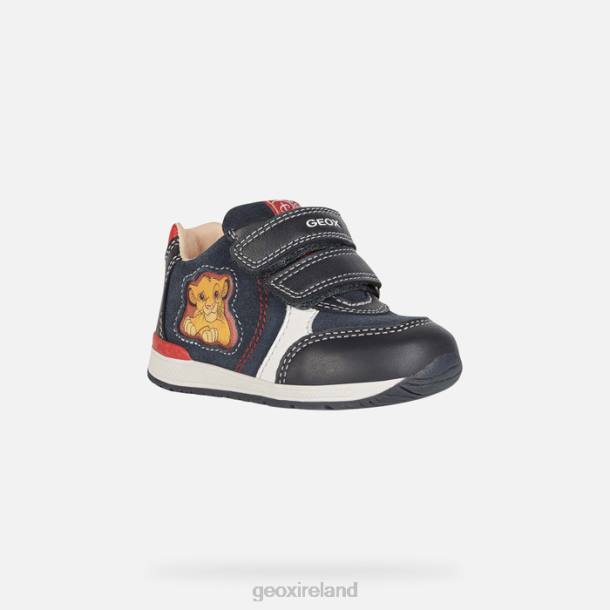 Geox 0ZTB1443 Dark Navy/Red Rishon Baby