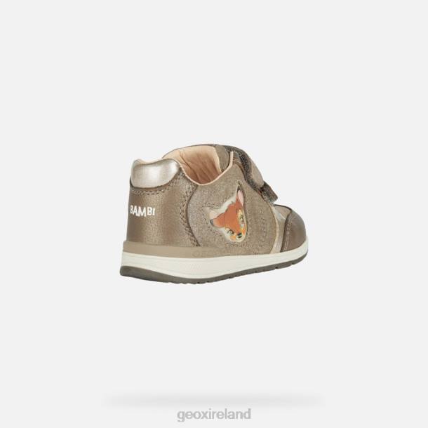 Geox 0ZTB1499 Smoke Gray/Platinum Rishon Baby