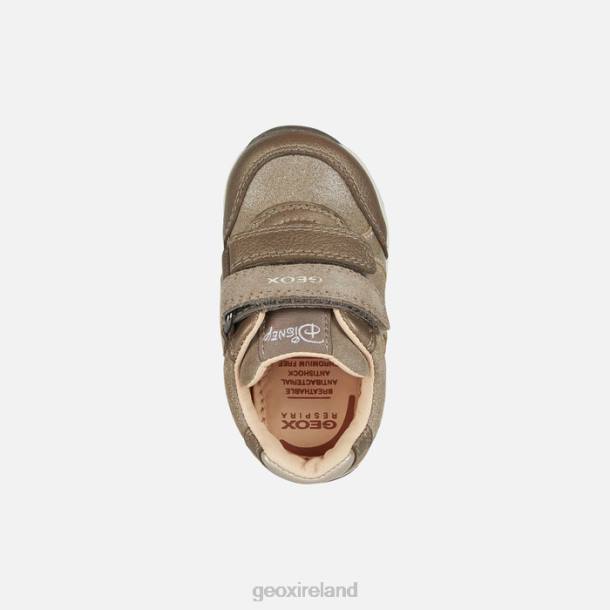 Geox 0ZTB1499 Smoke Gray/Platinum Rishon Baby