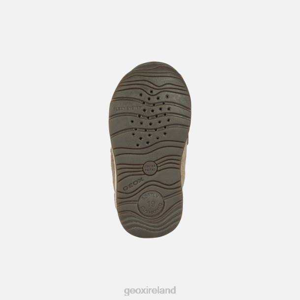 Geox 0ZTB1499 Smoke Gray/Platinum Rishon Baby