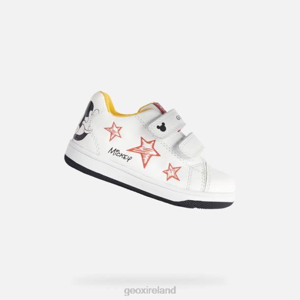 Geox 0ZTB1506 White/Black New Flick Baby