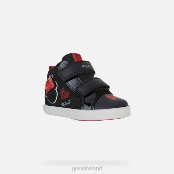 Geox 0ZTB1607 Black/Red Kilwi Toddler