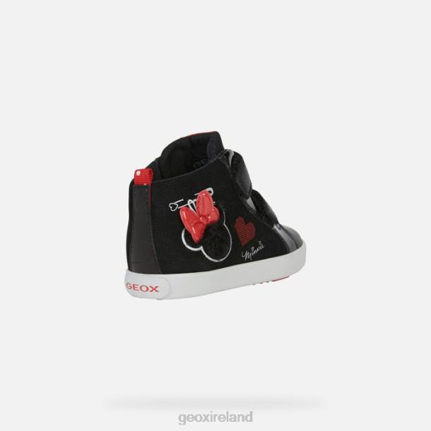 Geox 0ZTB1607 Black/Red Kilwi Toddler