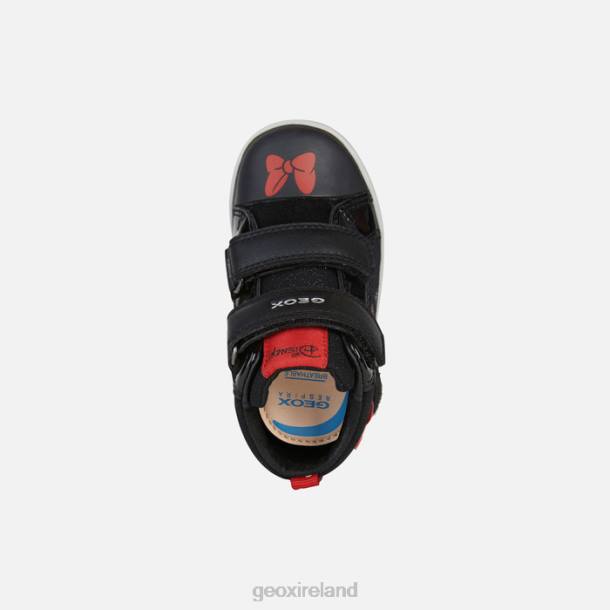 Geox 0ZTB1607 Black/Red Kilwi Toddler