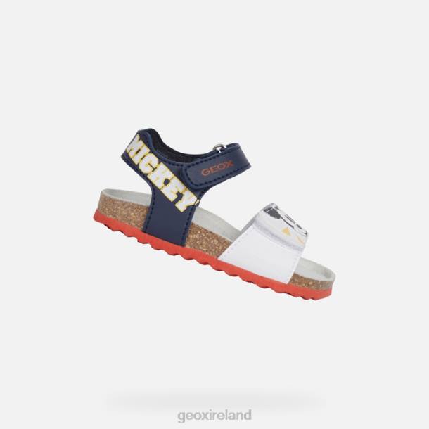 Geox 0ZTB1644 Navy/White Sandal Chalki Baby