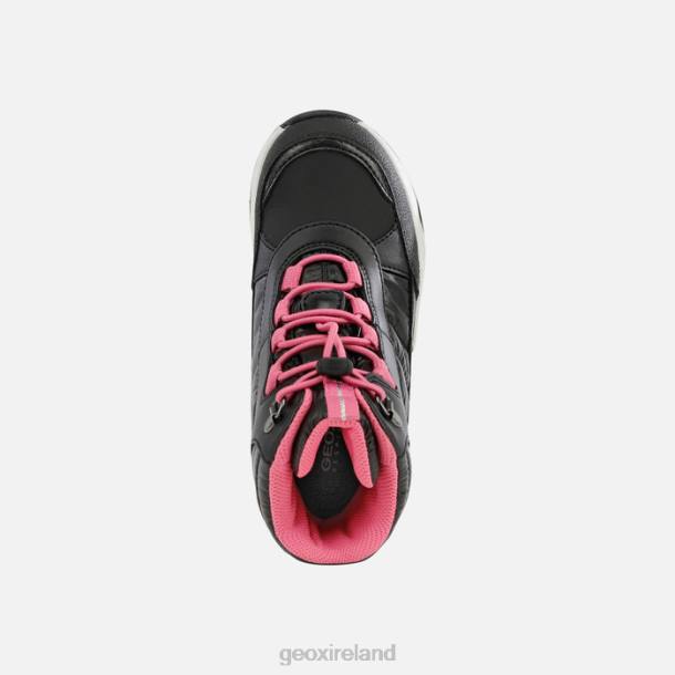 Geox 0ZTB1232 Black/Fuchsia Sentiero Girl