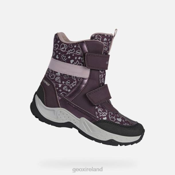 Geox 0ZTB1253 Prune/Dark Rose Sentiero Girl