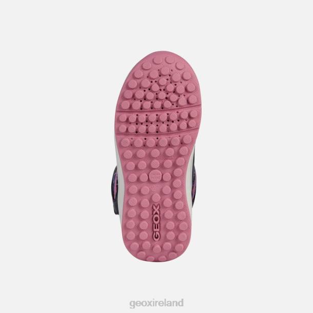 Geox 0ZTB1254 Black/Fuchsia Roby Girl