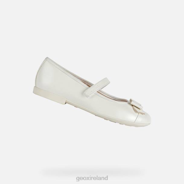 Geox 0ZTB1877 White Plie Girl