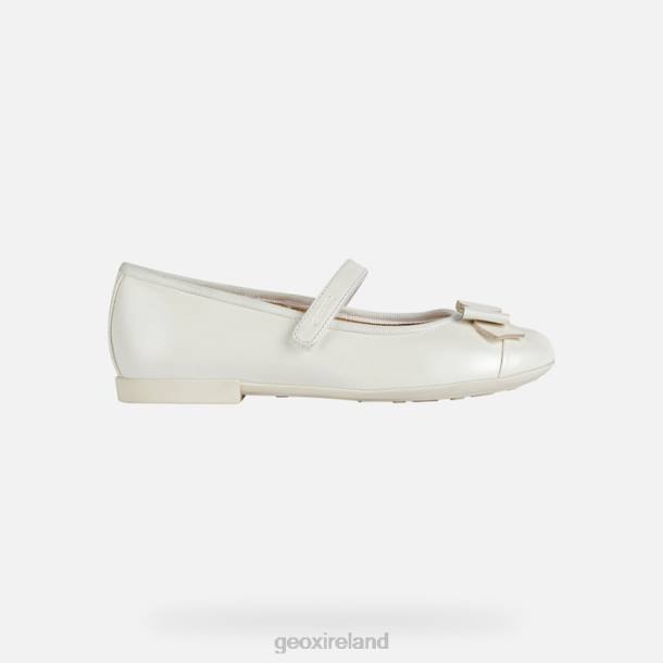 Geox 0ZTB1877 White Plie Girl