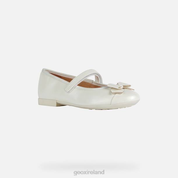 Geox 0ZTB1877 White Plie Girl