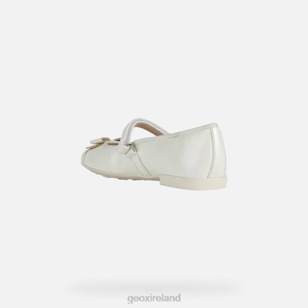 Geox 0ZTB1877 White Plie Girl