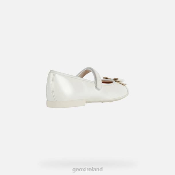 Geox 0ZTB1877 White Plie Girl