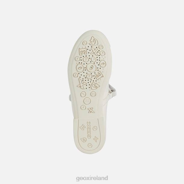 Geox 0ZTB1877 White Plie Girl
