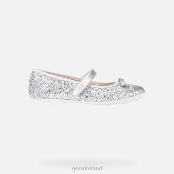 Geox 0ZTB1912 Silver Plie Girl