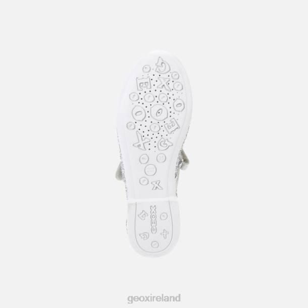 Geox 0ZTB1912 Silver Plie Girl