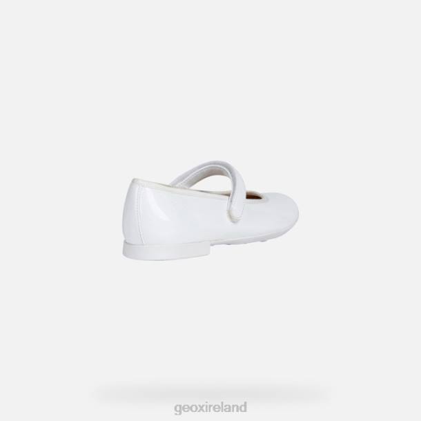 Geox 0ZTB1915 White Plie Girl