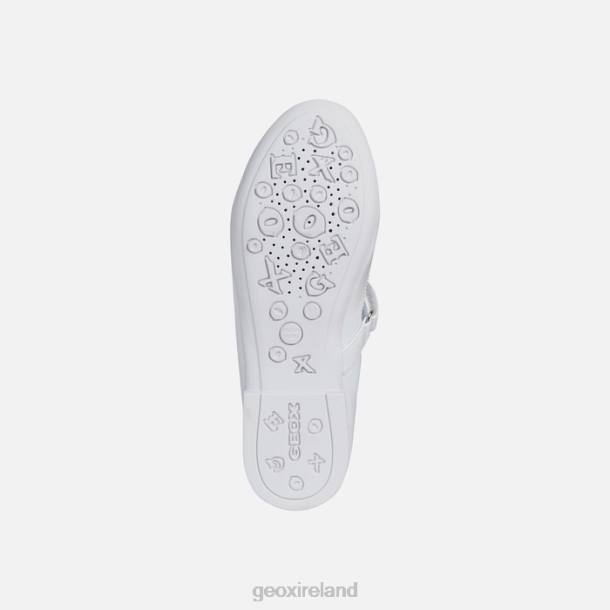 Geox 0ZTB1915 White Plie Girl