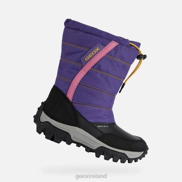 Geox 0ZTB1147 Purple/Black Himalaya Abx Junior