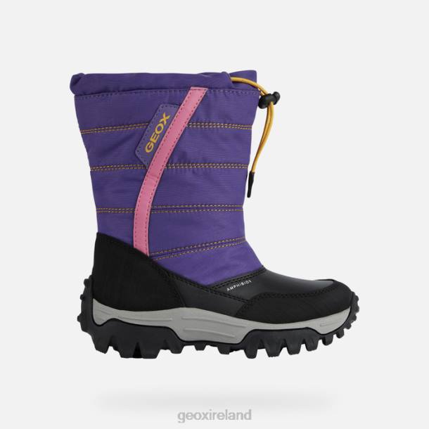 Geox 0ZTB1147 Purple/Black Himalaya Abx Junior