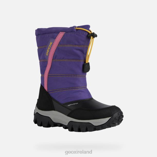 Geox 0ZTB1147 Purple/Black Himalaya Abx Junior