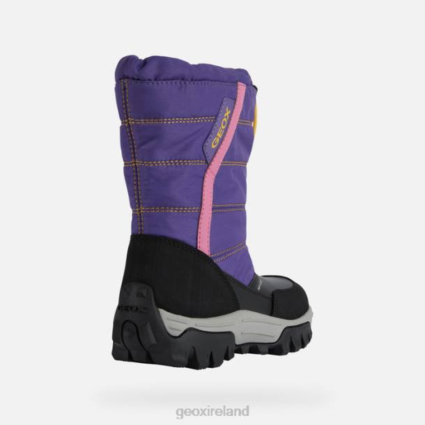 Geox 0ZTB1147 Purple/Black Himalaya Abx Junior