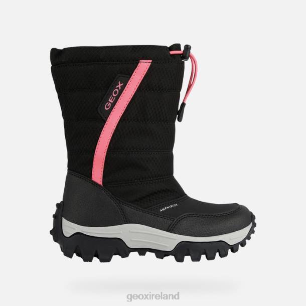 Geox 0ZTB1155 Black/Fuchsia Himalaya Abx Junior