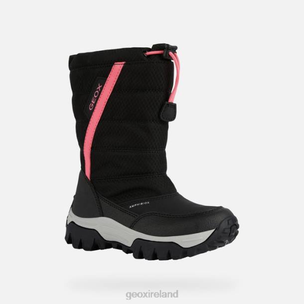 Geox 0ZTB1155 Black/Fuchsia Himalaya Abx Junior